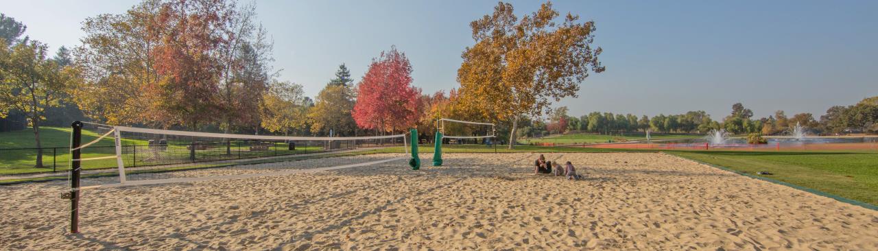 Park with volleyball net deals near me