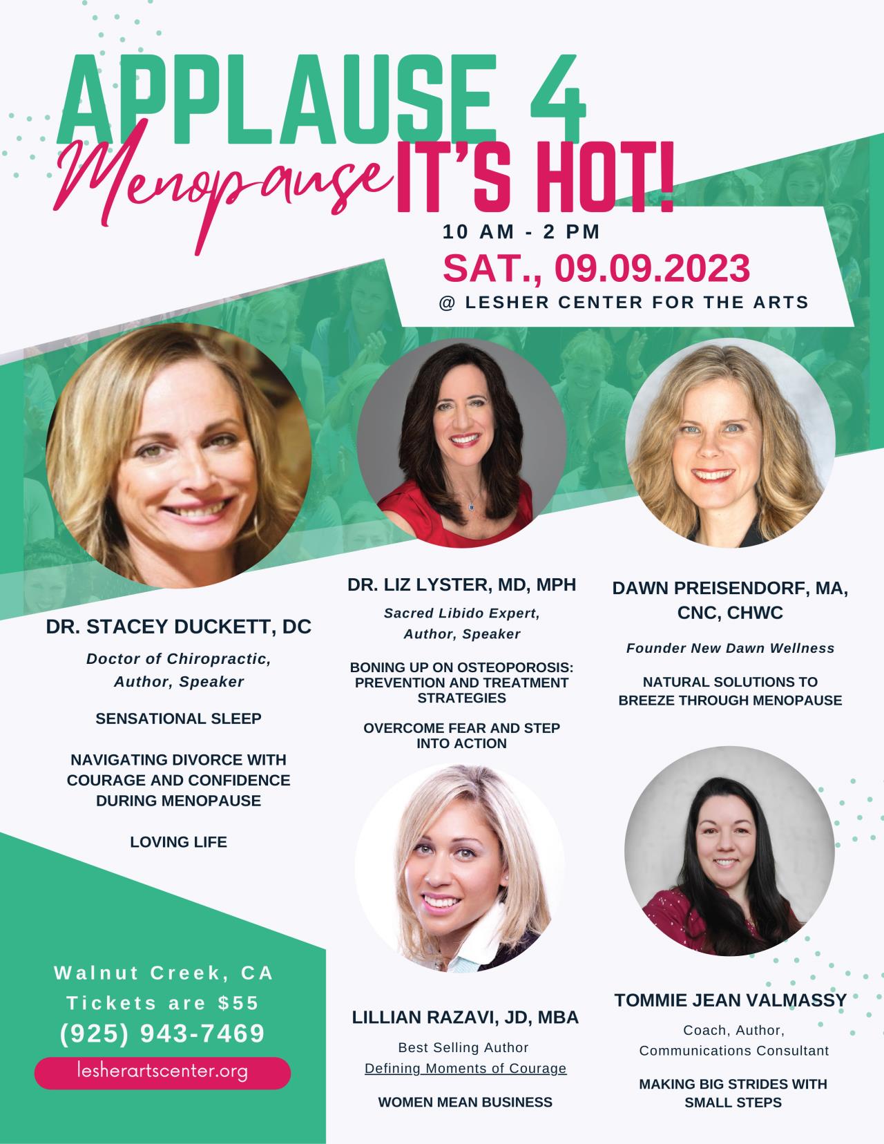 Applause for Menopause Flyer final